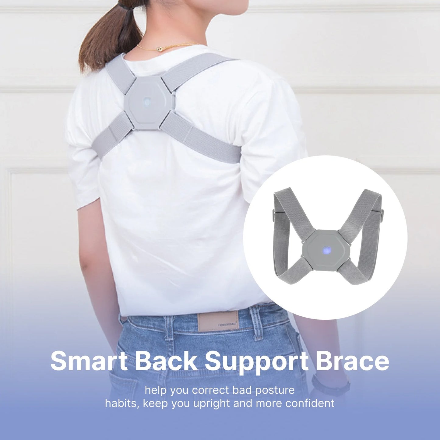 21-Day Posture Reset | Smart Back Support That Vibrates When You Slouch